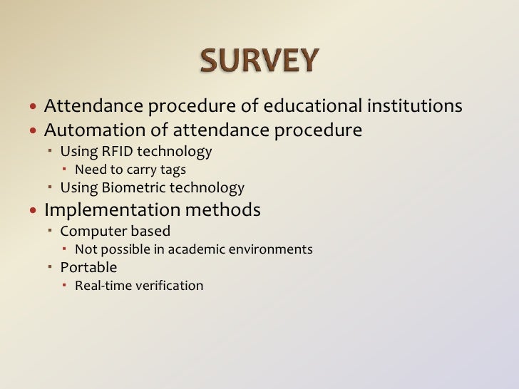 fingerprint attendance system the