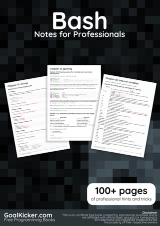 Bash Notesforprofessionals