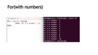 For(with numbers)
 