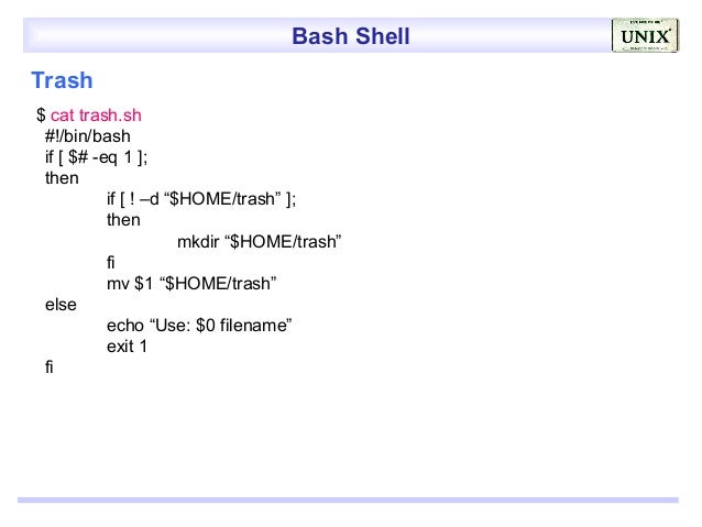 Bash Shell