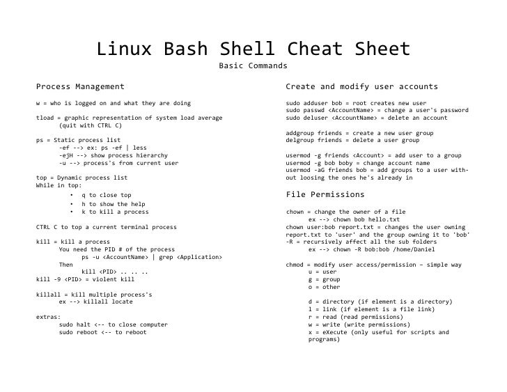 linux bash shell cheat sheet for beginners reverse shell cheat sheet