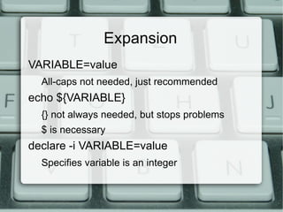 Bash Programming | PPT