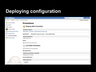 Deploying configuration
 