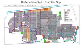Bashundhara R/A – Land Use Map
 