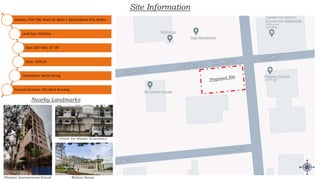 Address: Plot-746, Road-10, Block-I, Bashundhara R/A, Dhaka
Land Size: 10 Katha
Size: 100’’-00 x 72’-00’
Area: 7200 sft
Orientation: North Facing
Current Situation: Pile Work Running
Site Information
Nearby Landmarks
Playpen International School
Center for Islamic Economics
Walton House
 