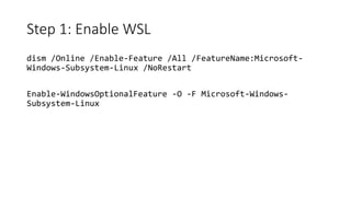 Executing Windows Malware through WSL (Bashware)
