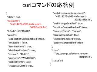 Bashでwebブラウザ Selenium Webdriver を動かした話 Bashでwebブラウザ Selenium Webdriver を動かした話