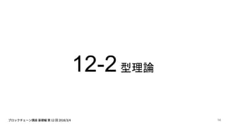 12-2型理論
14
 