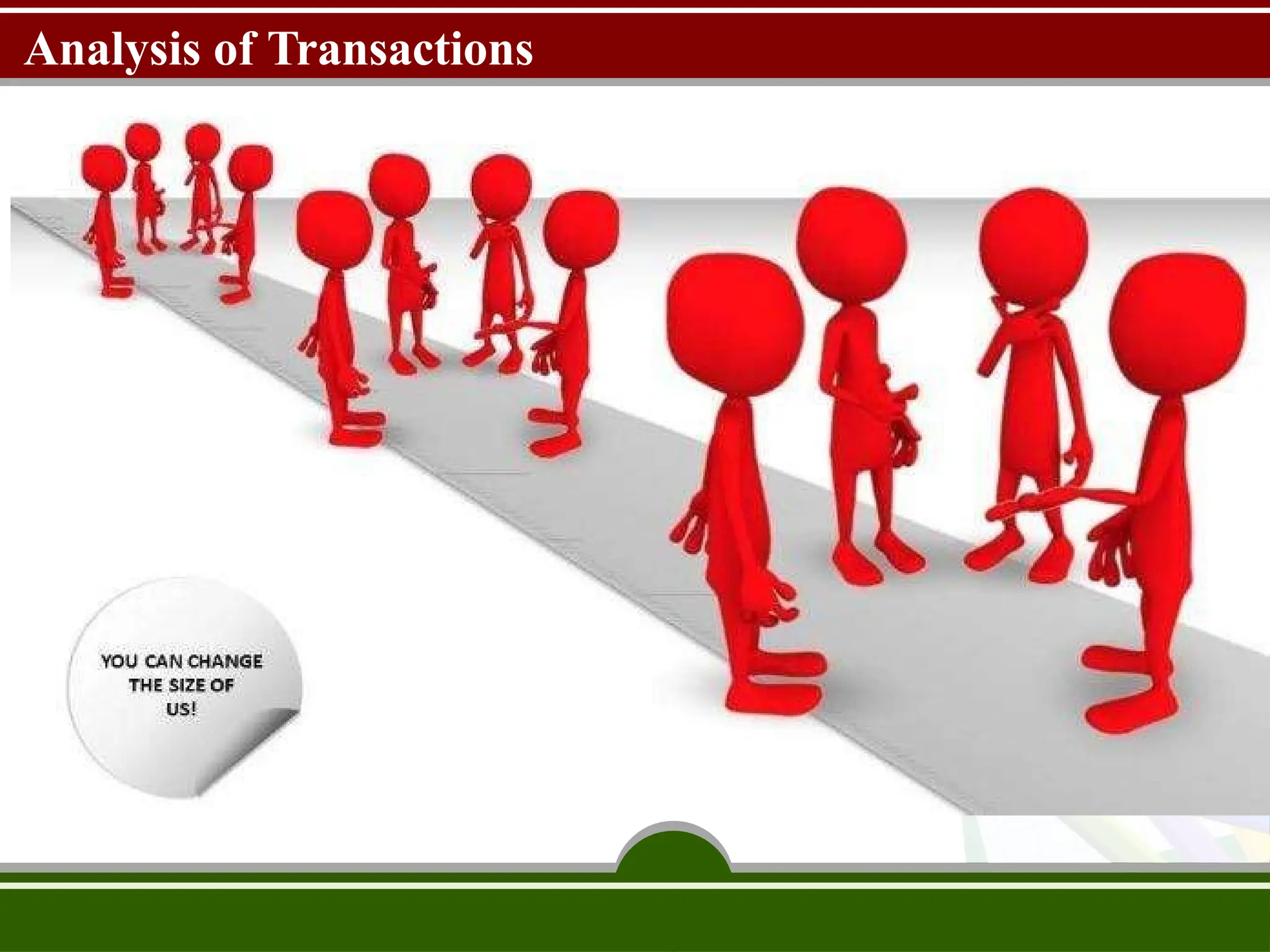 Analysis of Transactions
 