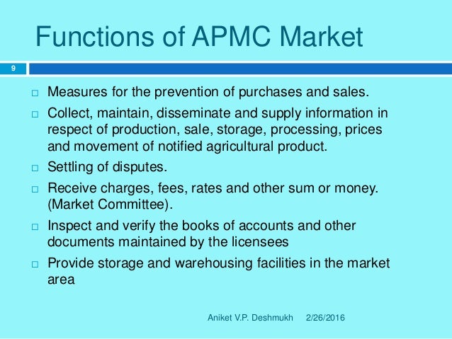 Is Apmc A Regulated Market? , APMC Surat – YVDL