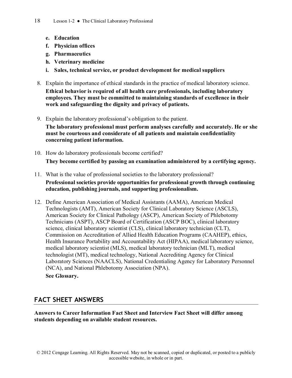 Basic Clinical Laboratory Techniques 6th Edition Estridge Solutions M…