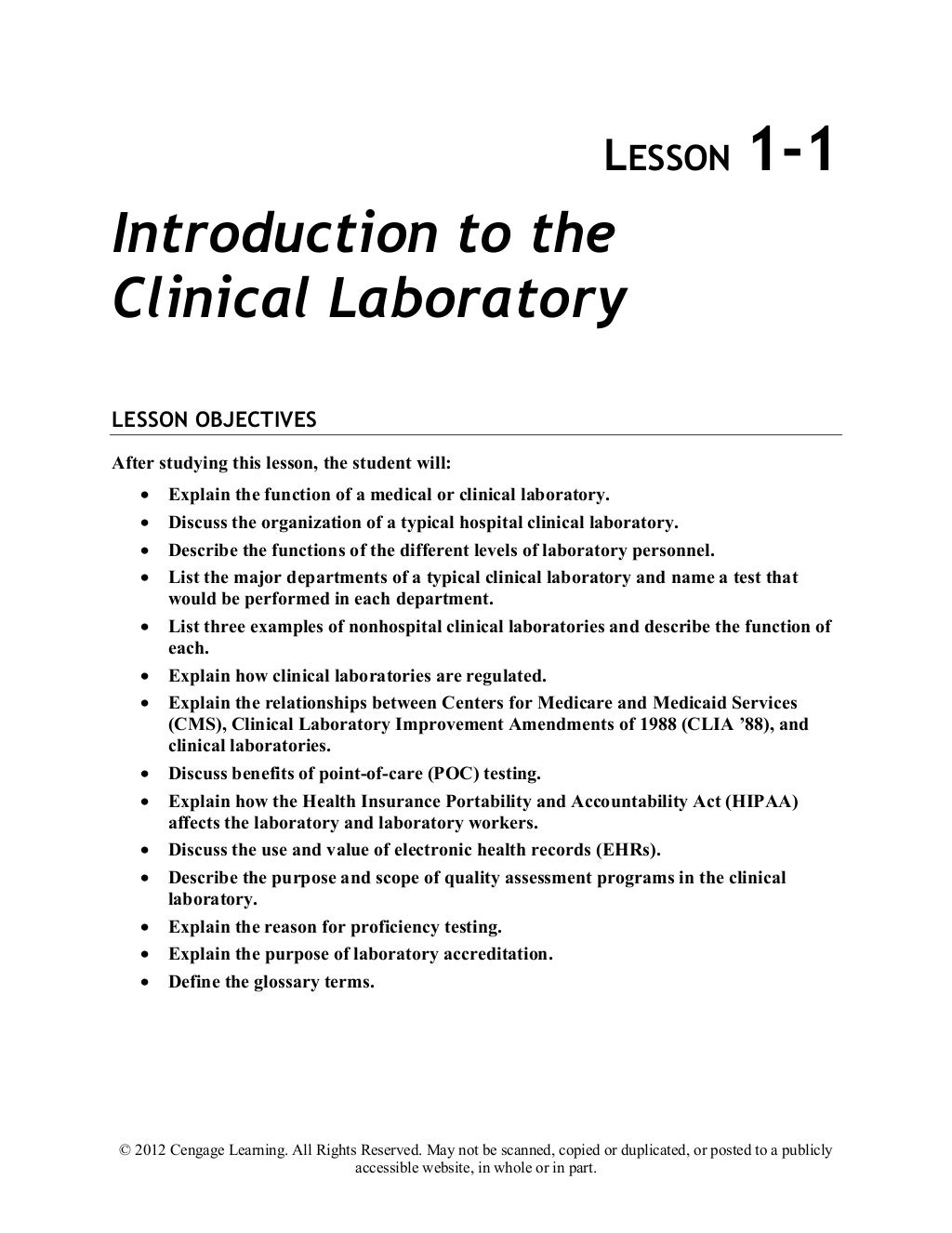 Basic Clinical Laboratory Techniques 6th Edition Estridge Solutions M…