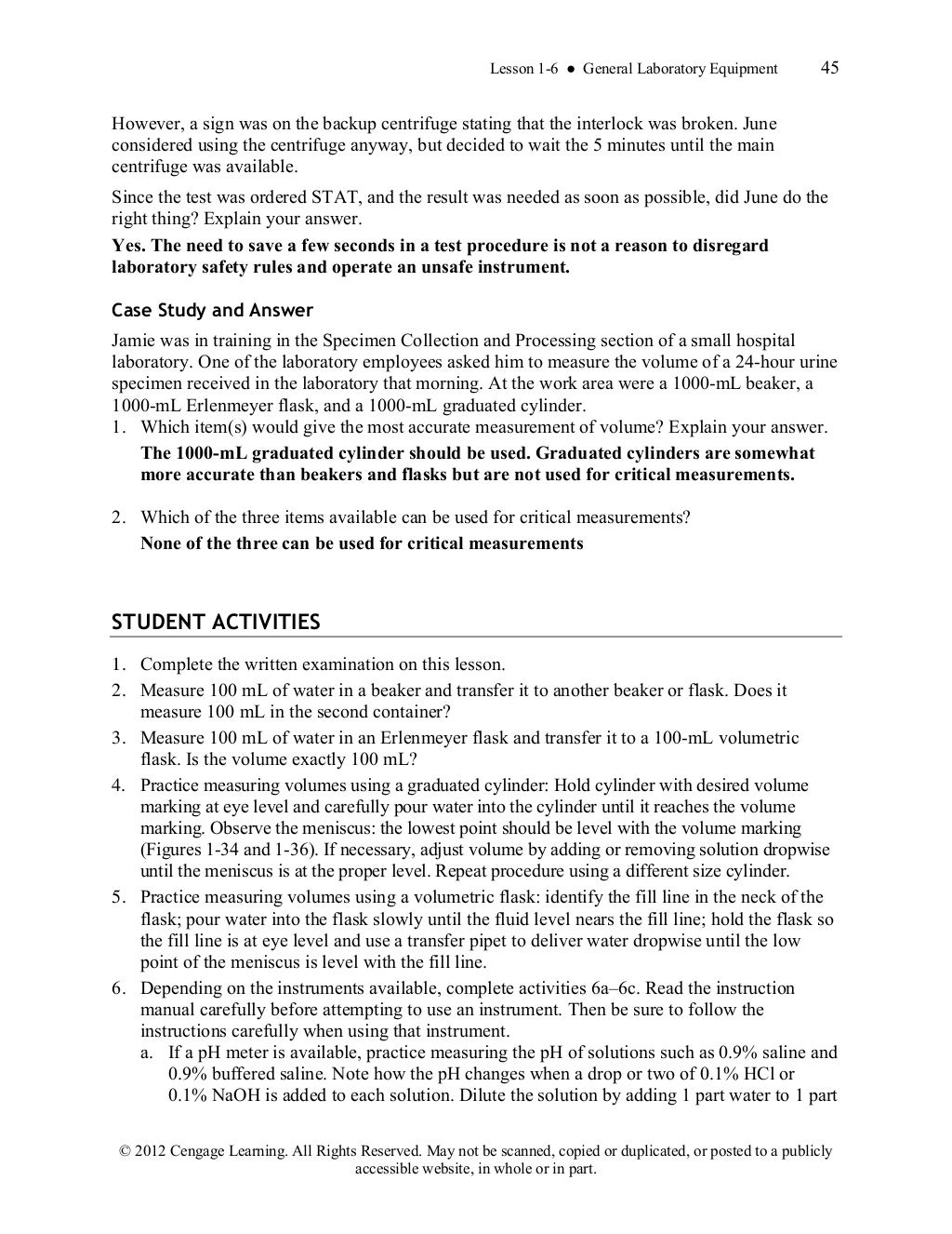 Basic Clinical Laboratory Techniques 6th Edition Estridge Solutions M…