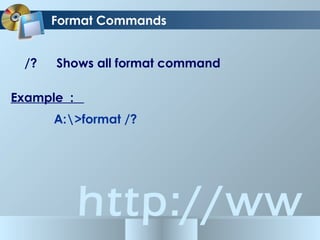 BASIC MAINTENANCE OF COMPUTER | PPT