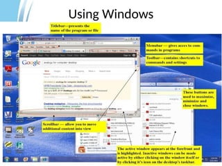 Using Windows
 
