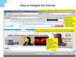 Ways to Navigate the Internet
 