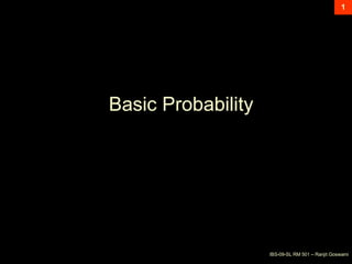Basic Probability 
