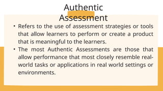 Comprehensive Guide to Assessment in Learning: Principles, Types, and ...