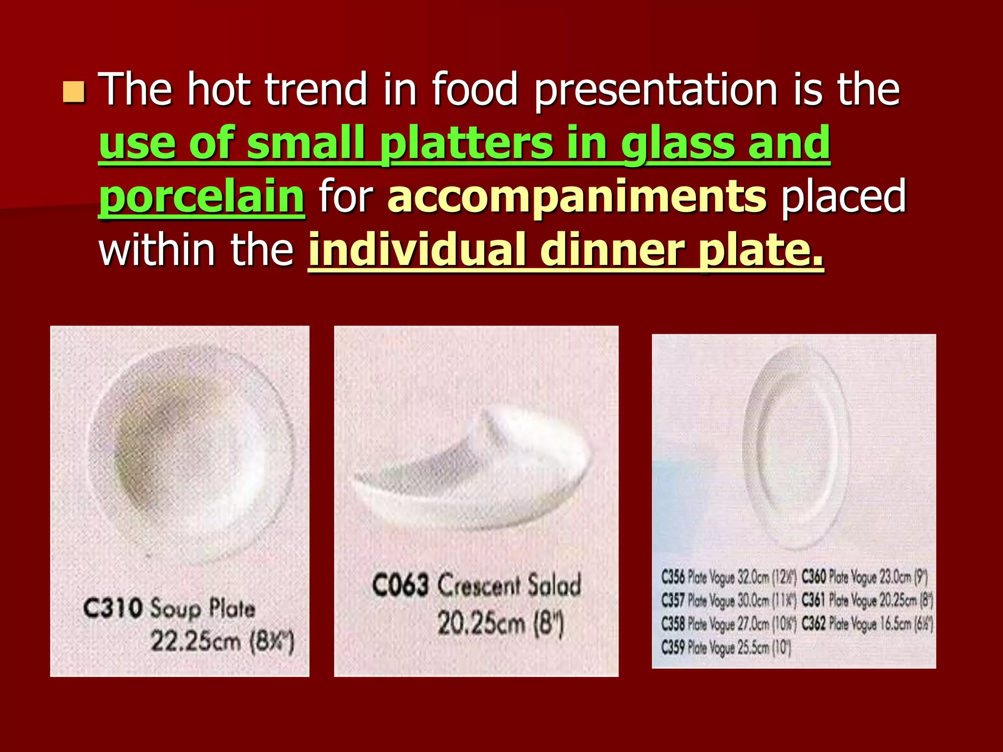 Basic-concepts-in-food-plating-hrm-102.ppt | Cooking | Food & Drink