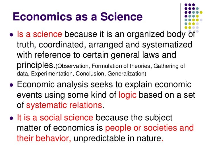 Basic Concepts Of Economics