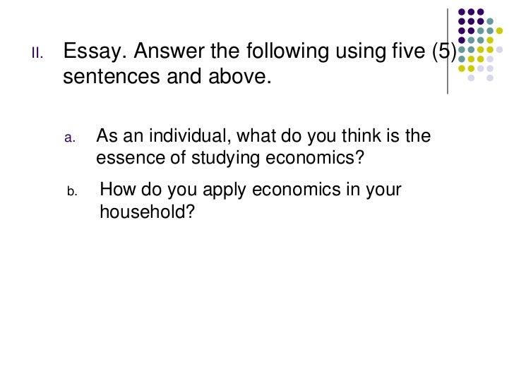 Basic Concepts Of Economics