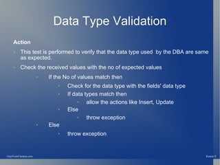 Basic Database Testing | PPT | Databases | Computer Software and ...