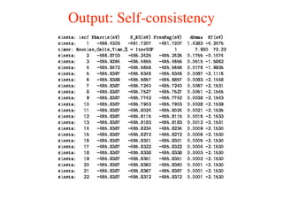 Output: Self-consistency
 