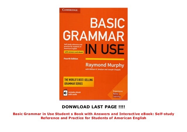 Basic Grammar In Use Student S Book With Answers And Interactive Eboo