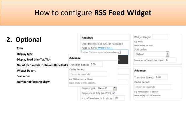 RSS Feed Widget - Basic guide