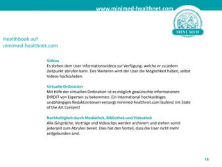 	aktuelle MINI MED Programme