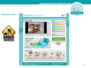   breitestmöglicher, niederschwelliger Zugang zu evidenzbasierten Informationen 	zum Thema Gesundheit unter einer „Adresse“