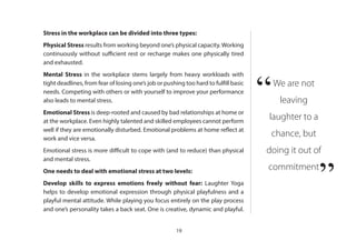 Laughter Yoga Basic Learning Workshop Manual | PDF