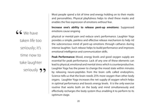 Laughter Yoga Basic Learning Workshop Manual | PDF