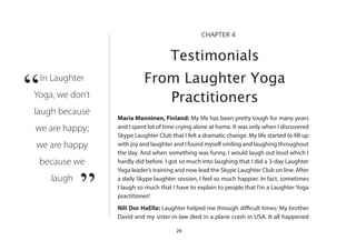 Laughter Yoga Basic Learning Workshop Manual | PDF