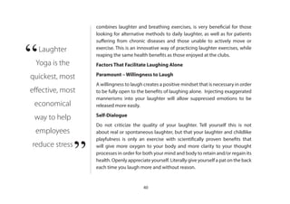 Laughter Yoga Basic Learning Workshop Manual | PDF