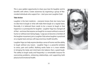 Laughter Yoga Basic Learning Workshop Manual | PDF