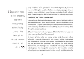 Laughter Yoga Basic Learning Workshop Manual | PDF