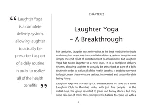 Laughter Yoga Basic Learning Workshop Manual | PDF