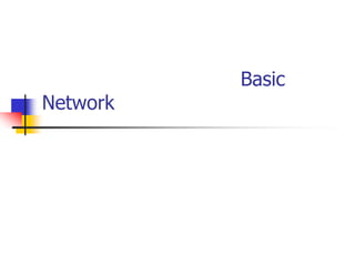 Basic
Network
 