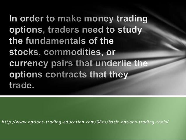 Option trading tool