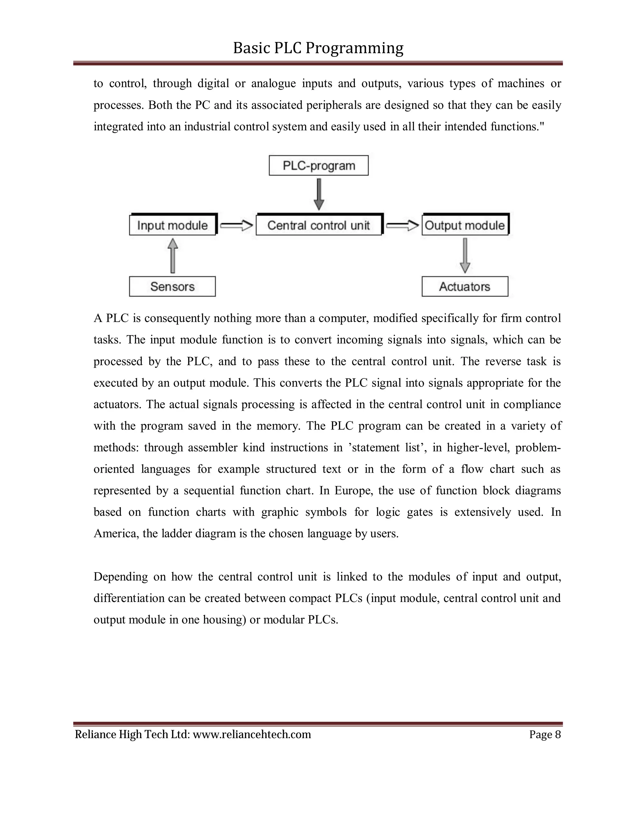 Basic plc-programming | PDF
