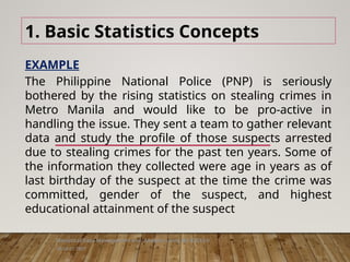 Suspect Samples Statistics Melvin metra basic-statistics-concept-2.pptx