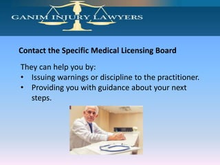Basic Steps in a Medical Malpractice Case | PPTX