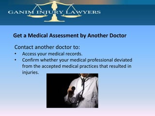 Basic Steps in a Medical Malpractice Case | PPTX