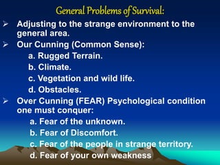 Surviving Some Problem BASIC-SURVIVAL_DOCUMEN_IN_DANGEROUS_SITUATION.ppt