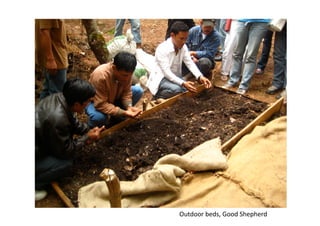 Outdoor	beds,	Good	Shepherd	
 