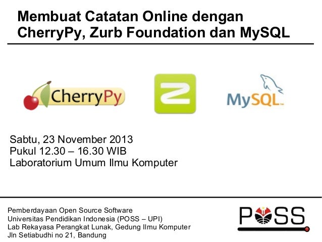 Membuat Catatan Online dengan Cherrypy