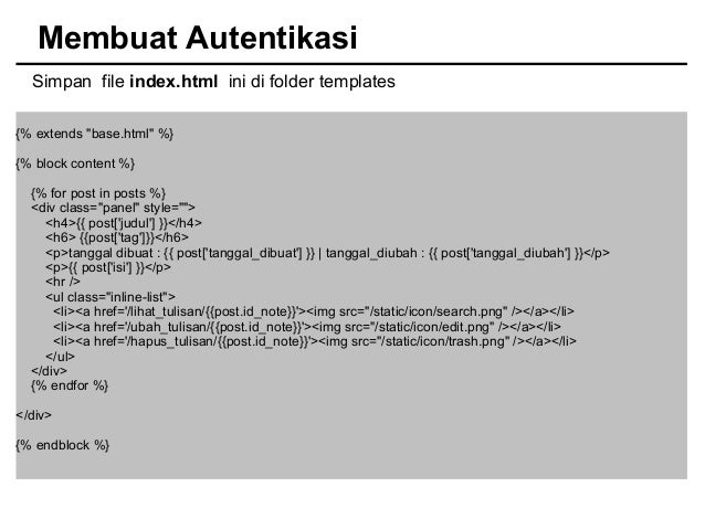 Membuat Catatan Online dengan Cherrypy