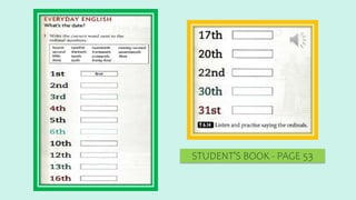 STUDENT’S BOOK - PAGE 53
 