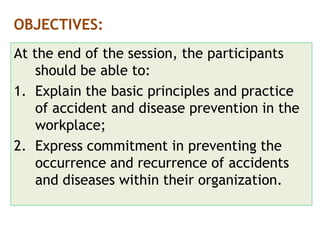 Basic Accident prevention and Occupational safety health ppt.pptx
